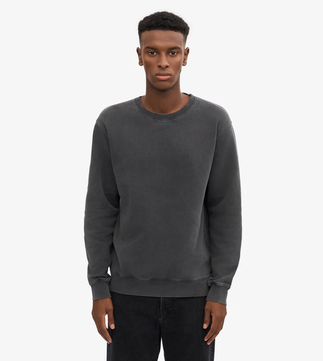 Colorful Standard Sweater CS 1005 grey faded black