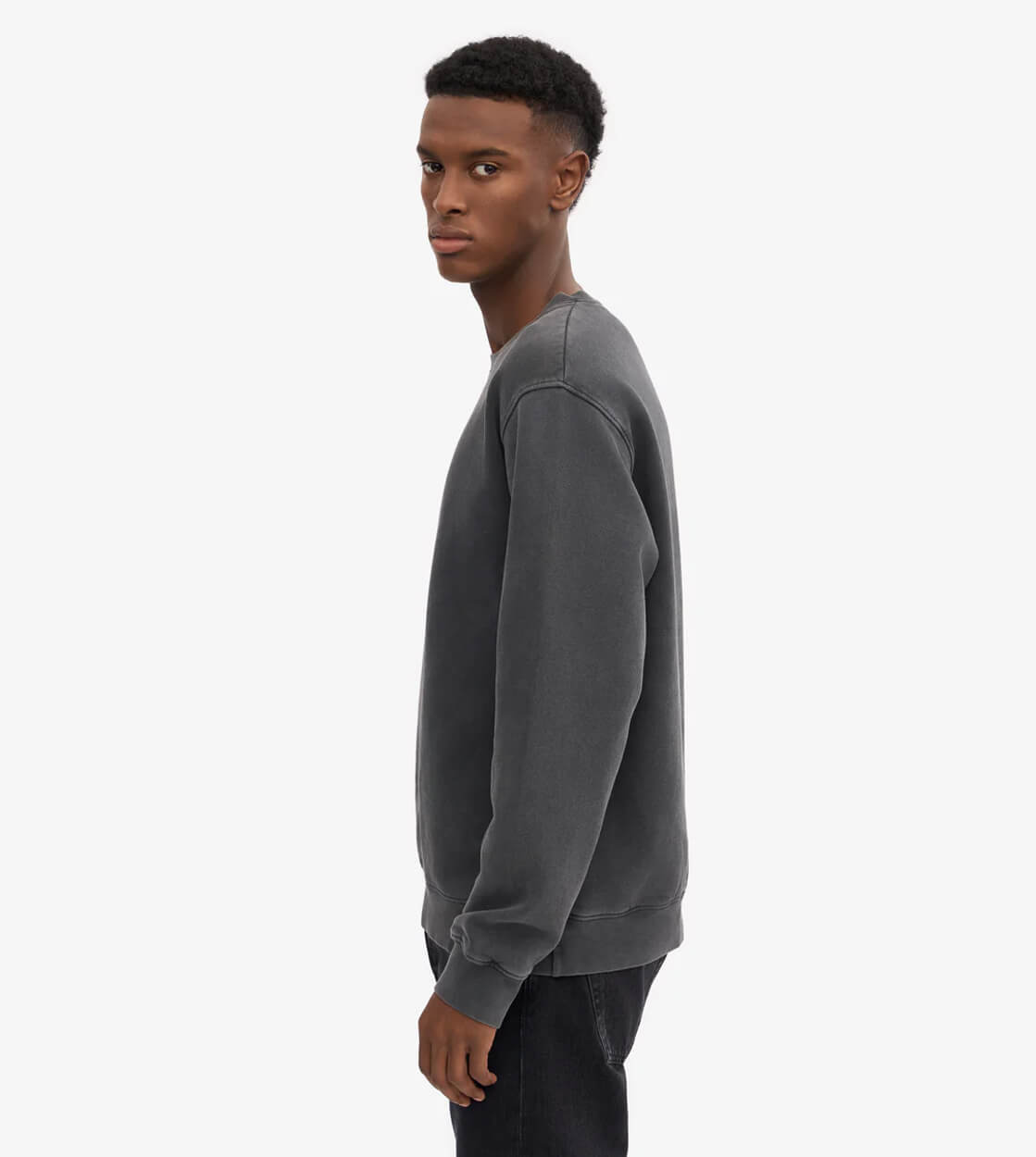 Colorful Standard Sweater CS 1005 grey faded black