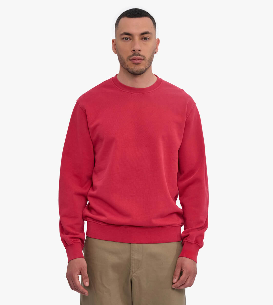 Colorful Standard Sweater CS 1005 red faded