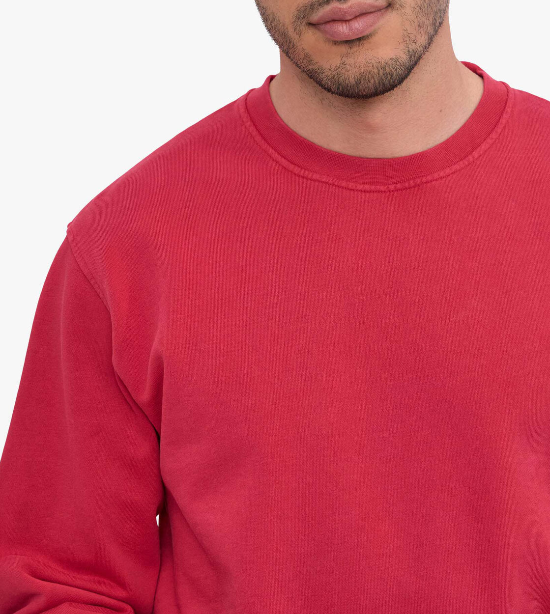 Colorful Standard Sweater CS 1005 red faded