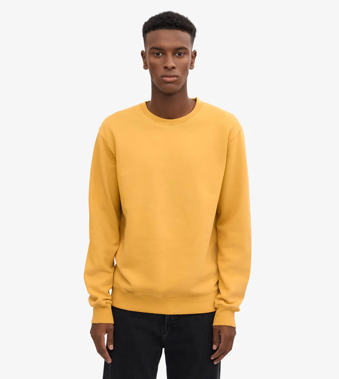 Colorful Standard Sweater CS 1005 yellow burned