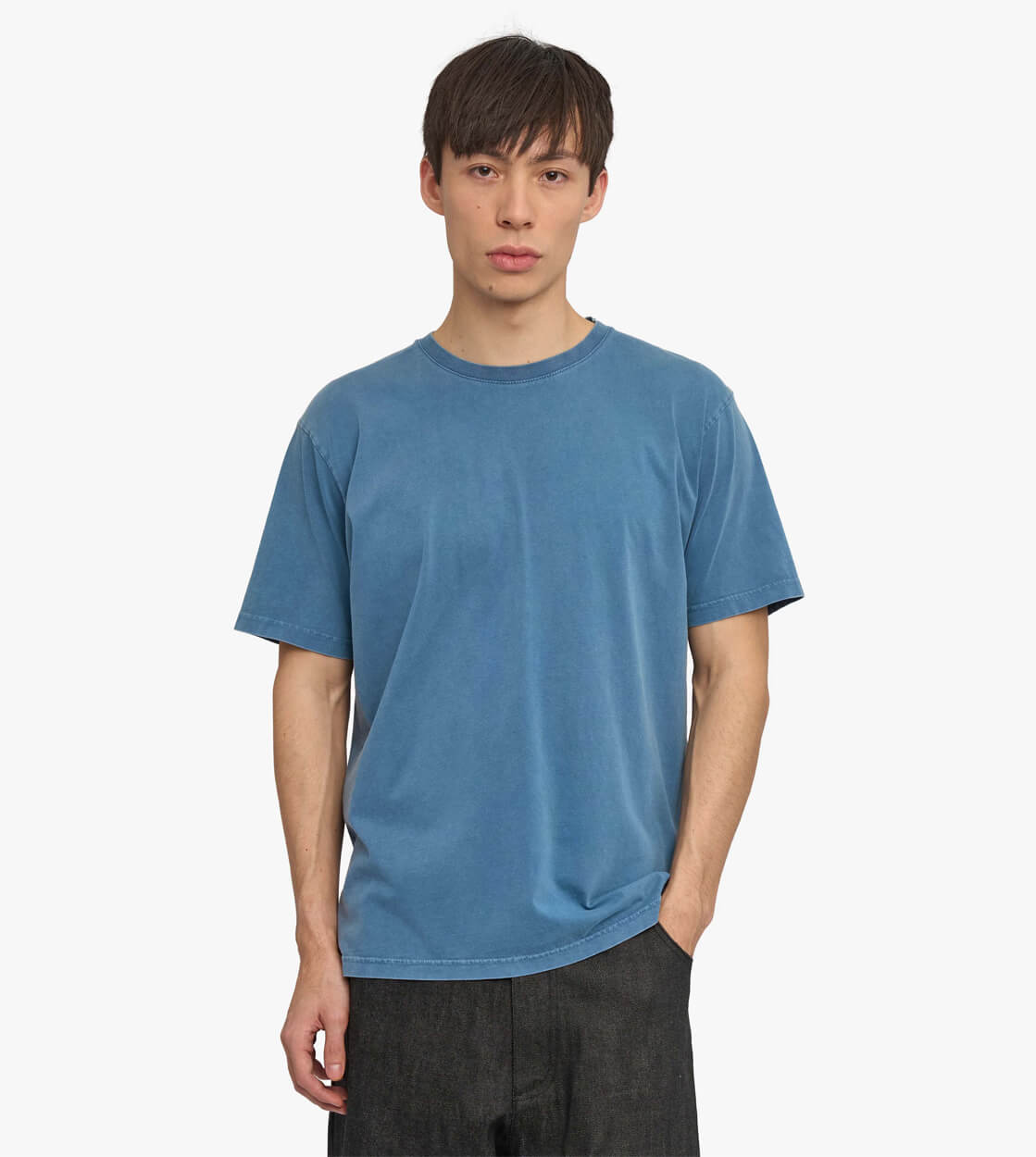 Colorful Standard T-Shirt CS 1001 blue faded indigo