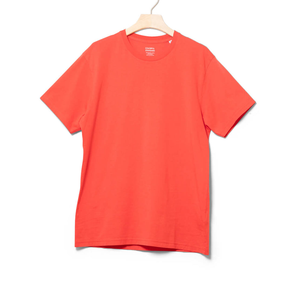 Colorful Standard T-Shirt CS 1001 red tangerine