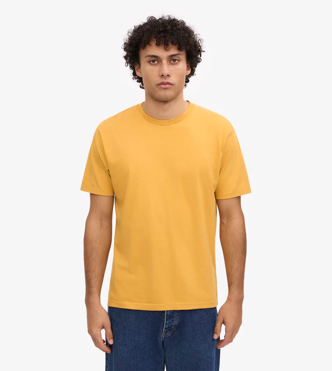 Colorful Standard T-Shirt CS 1001 yellow burned