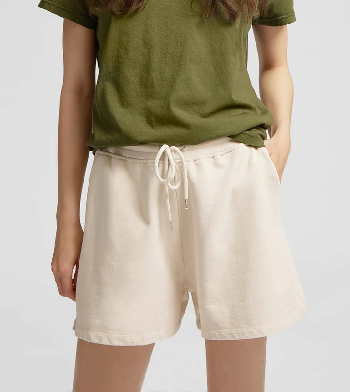 Colorful Standard W Shorts CS2053 beige ivory white