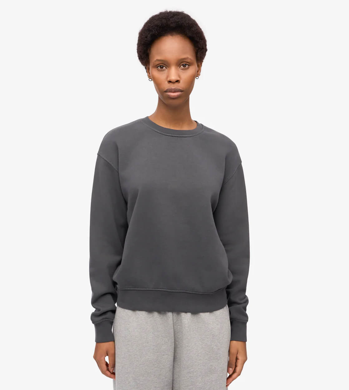 Colorful Standard W Sweater CS 2052 grey lava