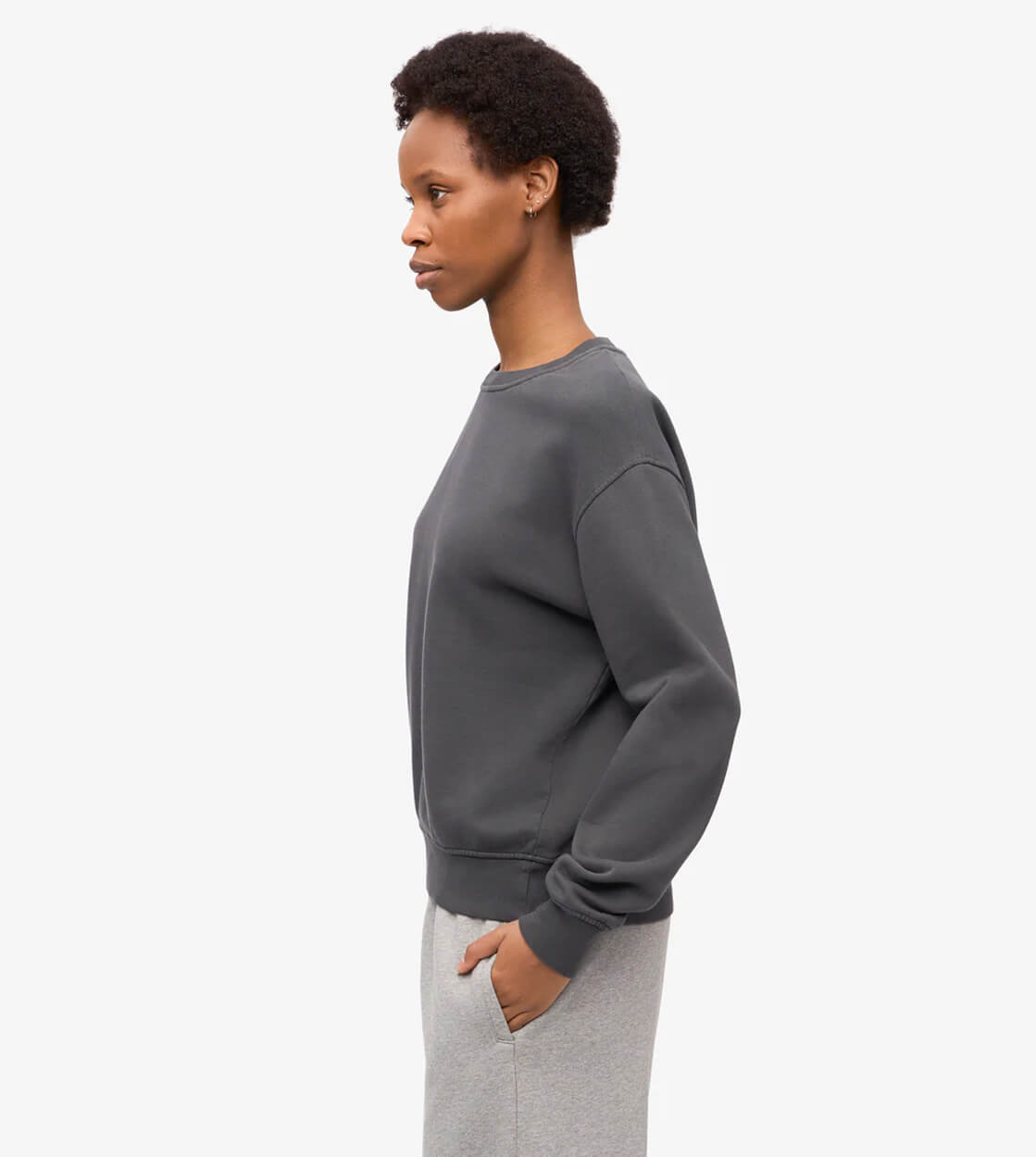 Colorful Standard W Sweater CS 2052 grey lava
