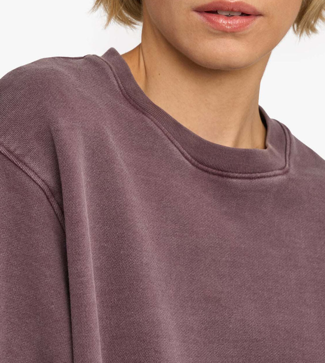 Colorful Standard W Sweater CS 2052 purple faded grape
