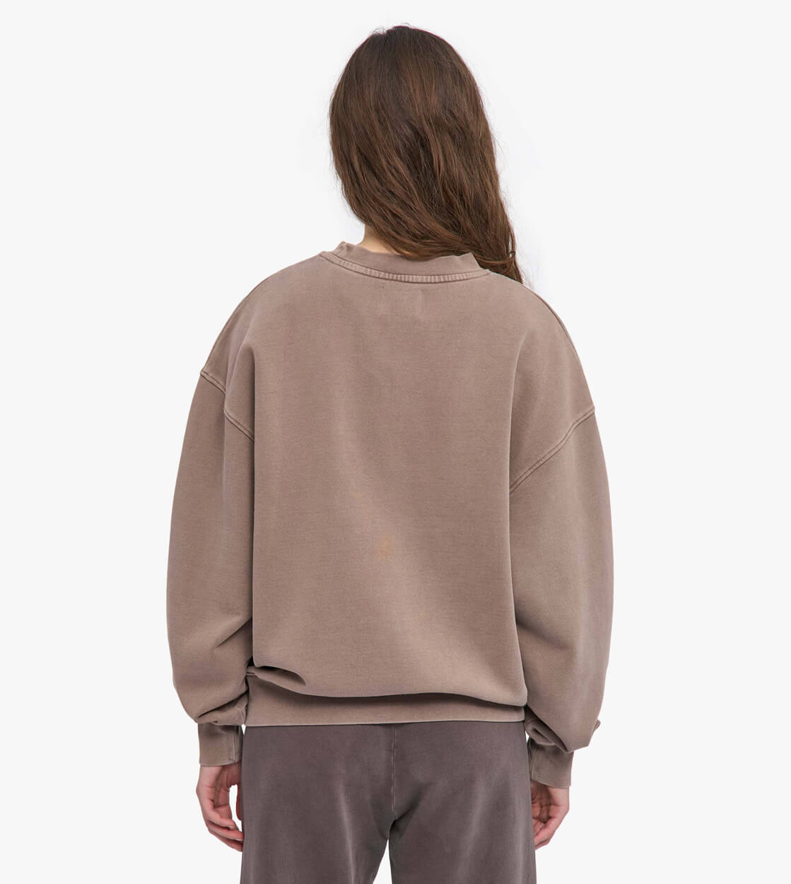 Colorful Standard W Sweater Oversized CS1012 brown faded khaki