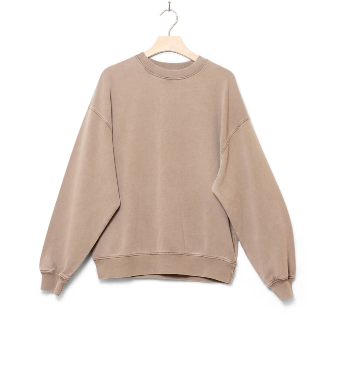 Colorful Standard W Sweater Oversized CS1012 brown faded khaki