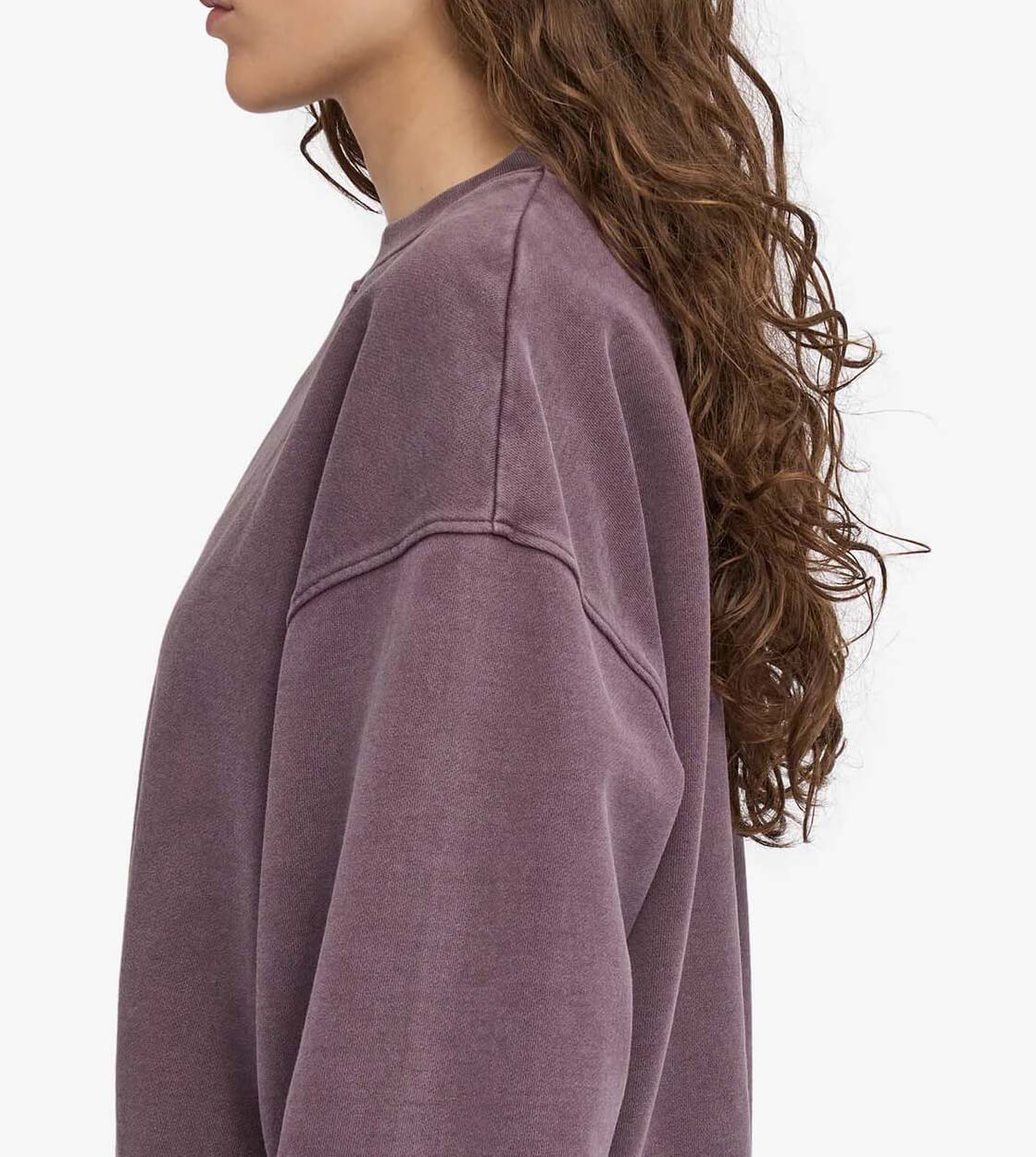 Colorful Standard W Sweater Oversized CS1012 purple faded grape