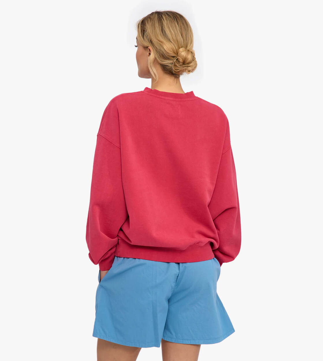 Colorful Standard W Sweater Oversized CS1012 red faded
