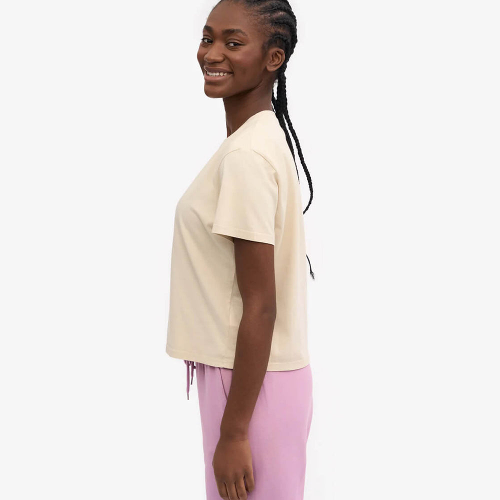 
                      
                        Colorful Standard W T-Shirt Boxy Crop CS2057 beige ivory white
                      
                    