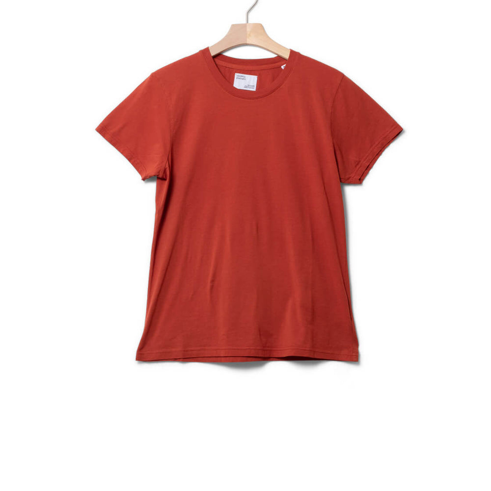 Colorful Standard W T-Shirt CS 2051 red dark amber