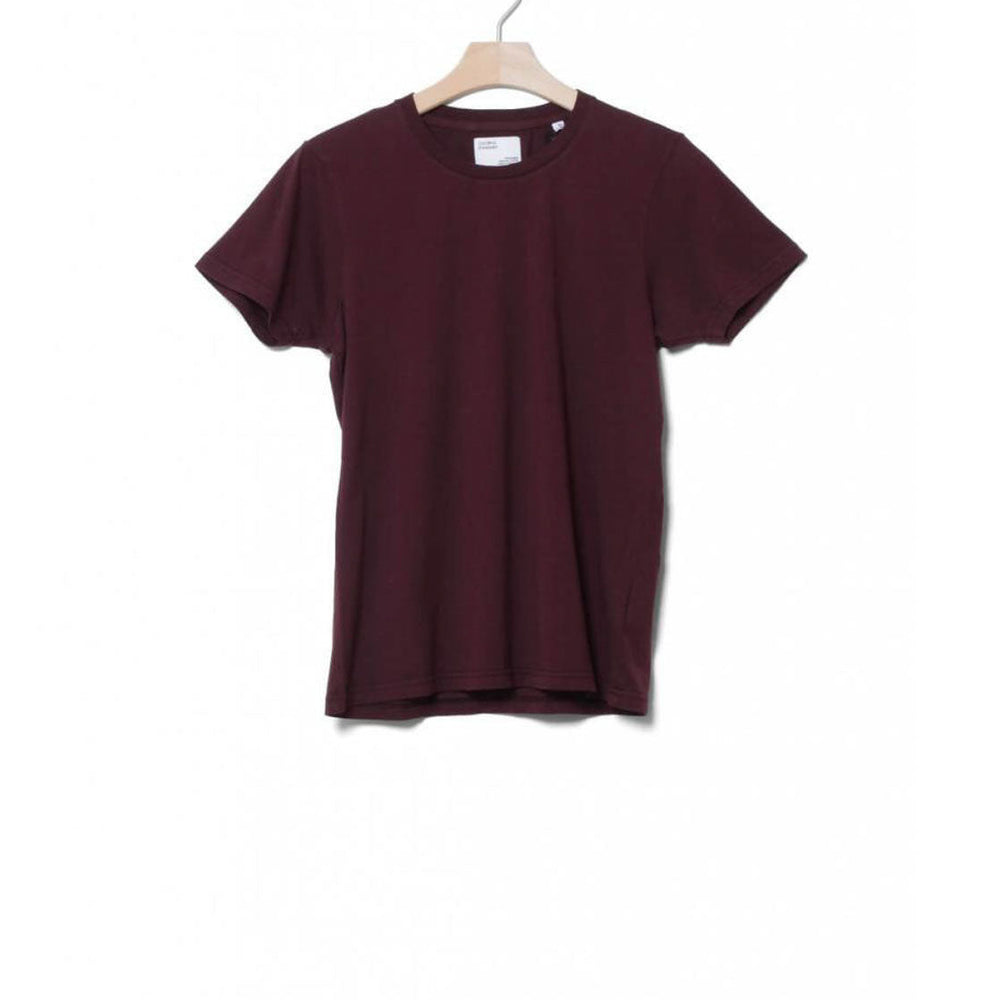 Colorful Standard W T-Shirt CS 2051 red oxblood