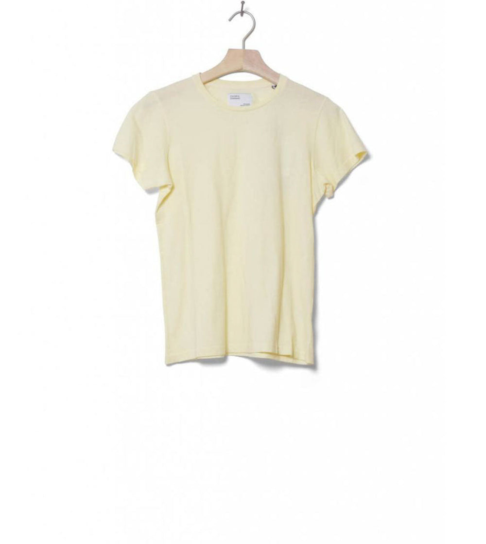 Colorful Standard W T-Shirt CS 2051 yellow soft