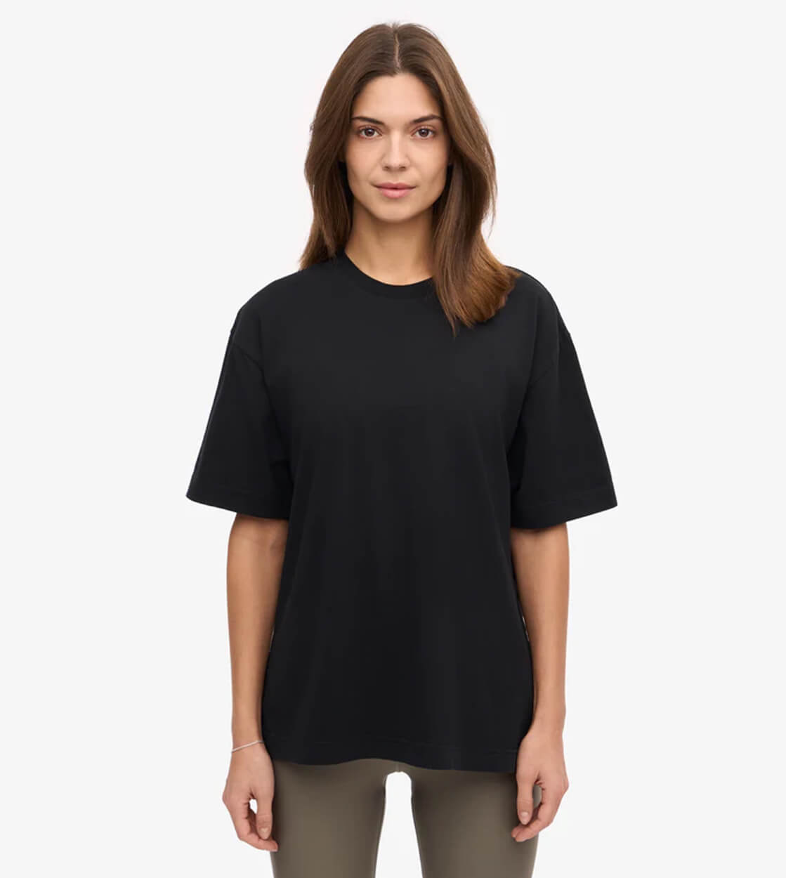 Colorful Standard W T-Shirt Oversized CS 2056 black deep