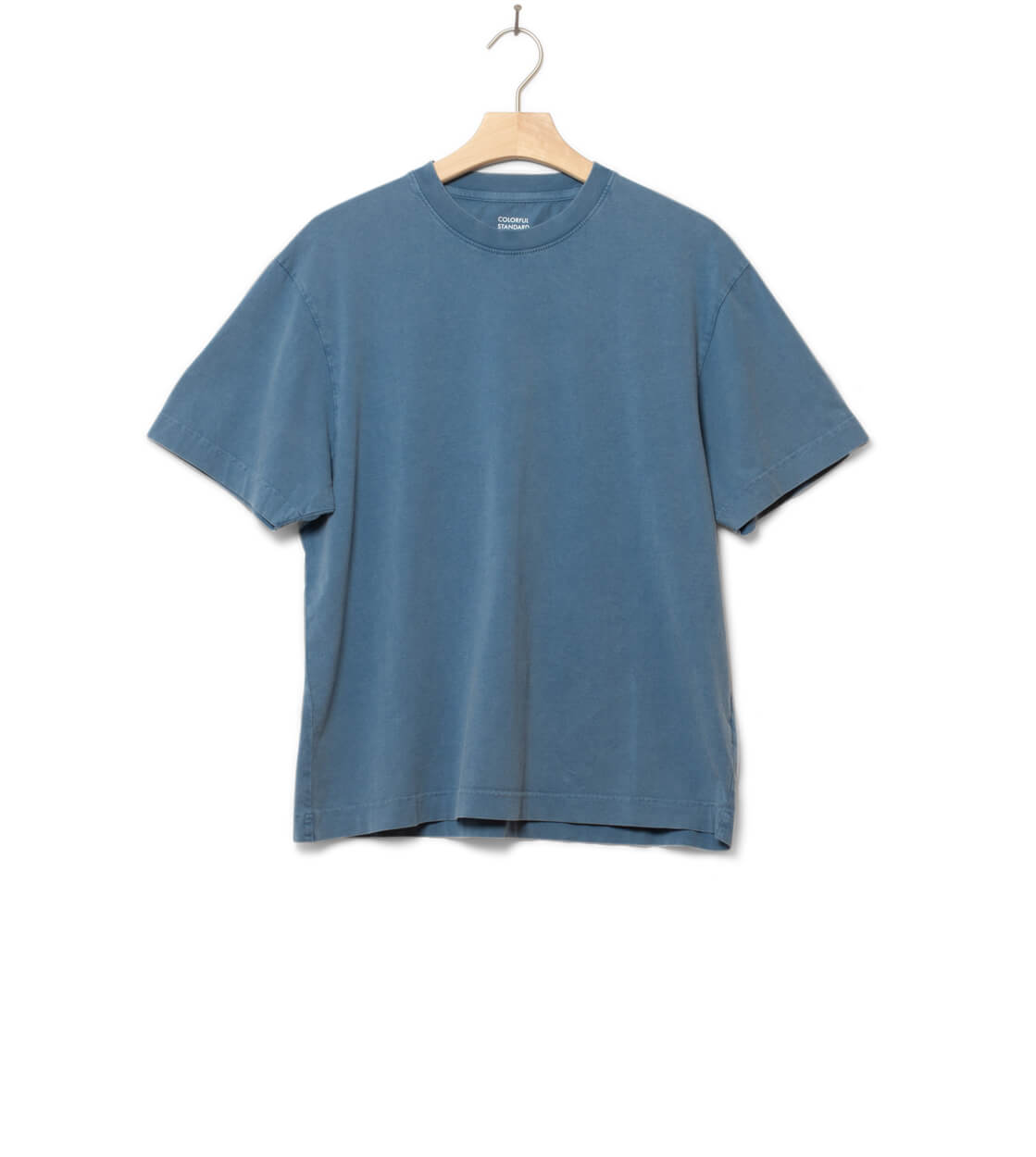 Colorful Standard W T-Shirt Oversized CS 2056 blue faded indigo