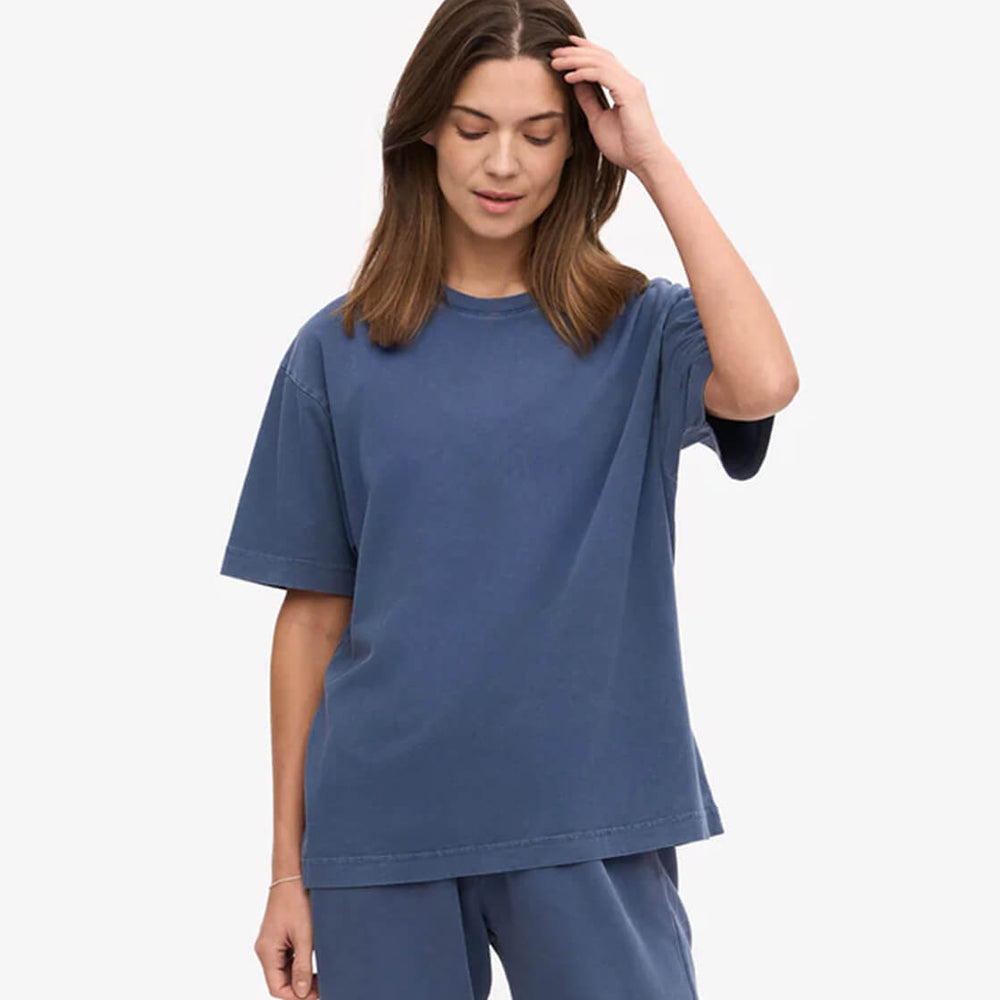 Colorful Standard W T-Shirt Oversized CS 2056 blue neptune