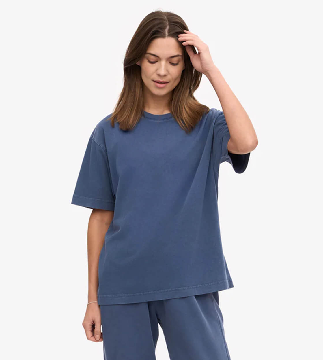 Colorful Standard W T-Shirt Oversized CS 2056 blue neptune