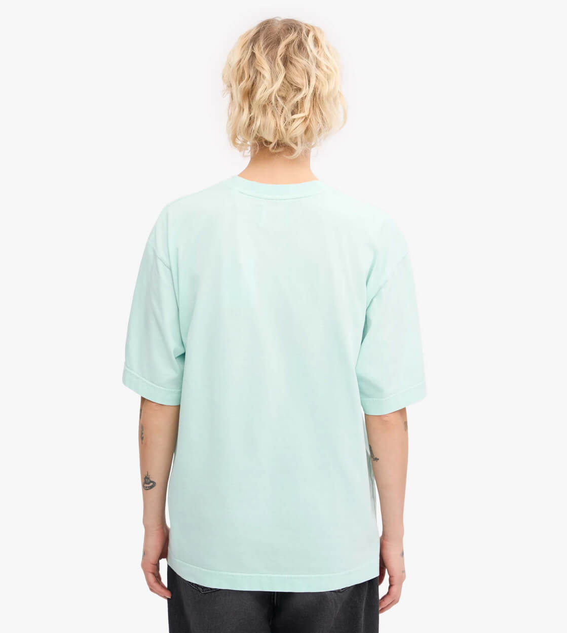 Colorful Standard W T-Shirt Oversized CS 2056 green light aqua