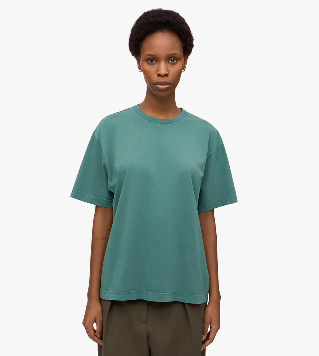 Colorful Standard W T-Shirt Oversized CS 2056 green pine