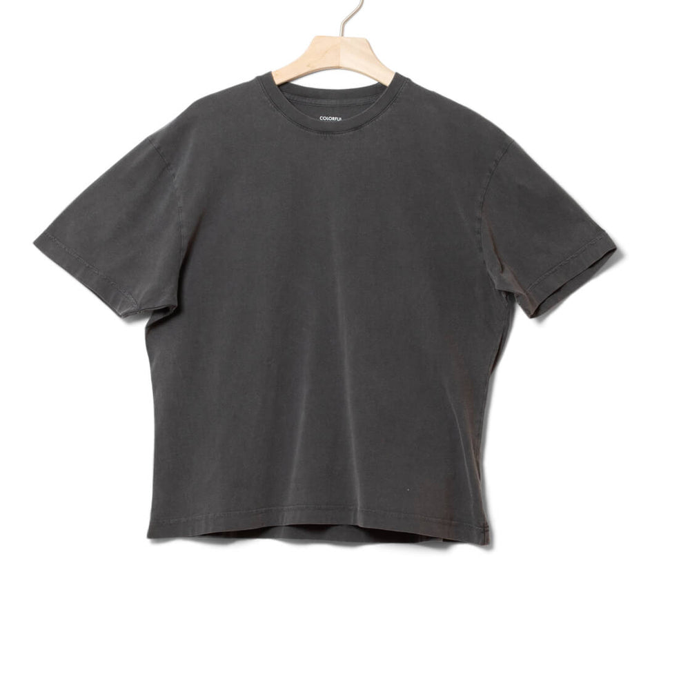 Colorful Standard W T-Shirt Oversized CS 2056 grey faded black