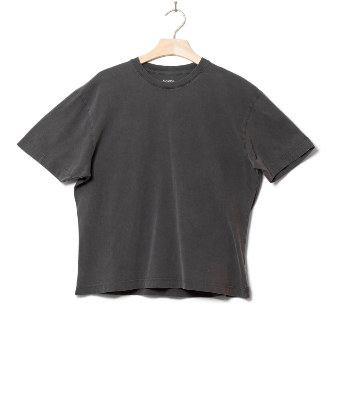 Colorful Standard W T-Shirt Oversized CS 2056 grey faded black
