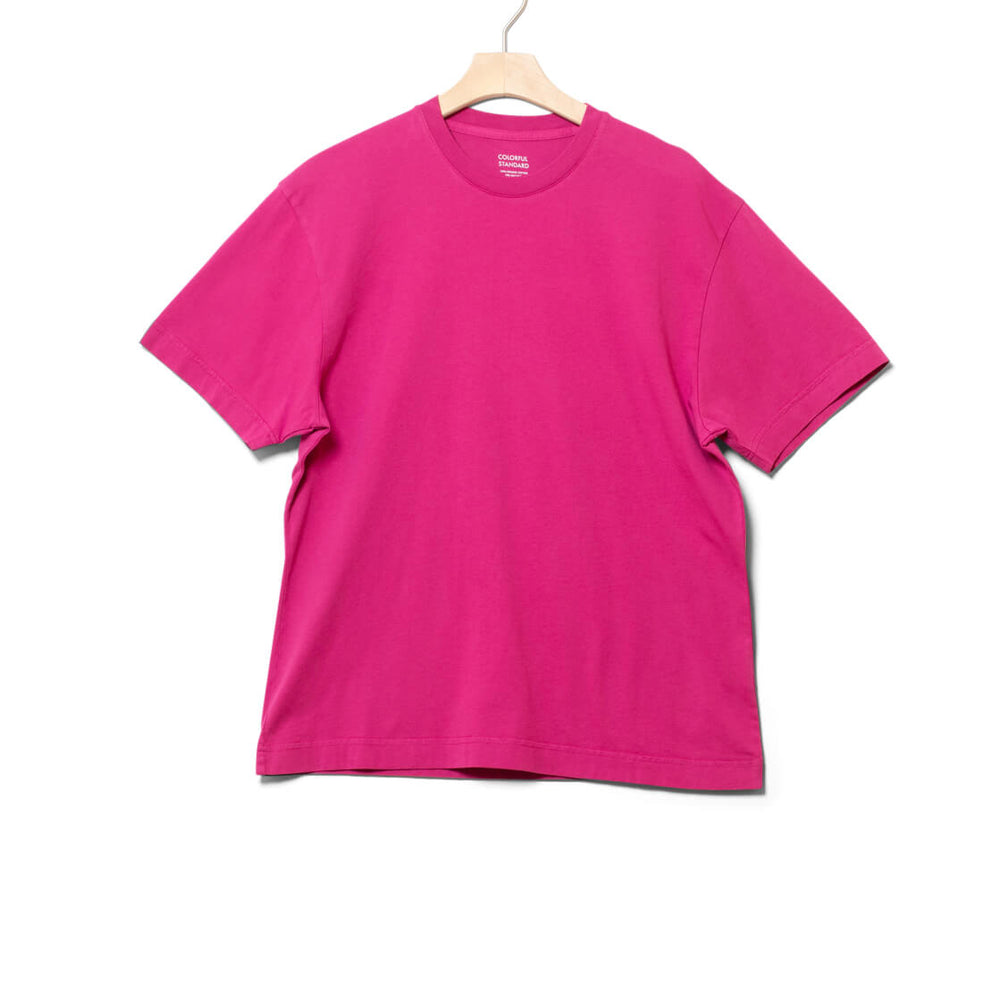 Colorful Standard W T-Shirt Oversized CS 2056 pink magenta blaze