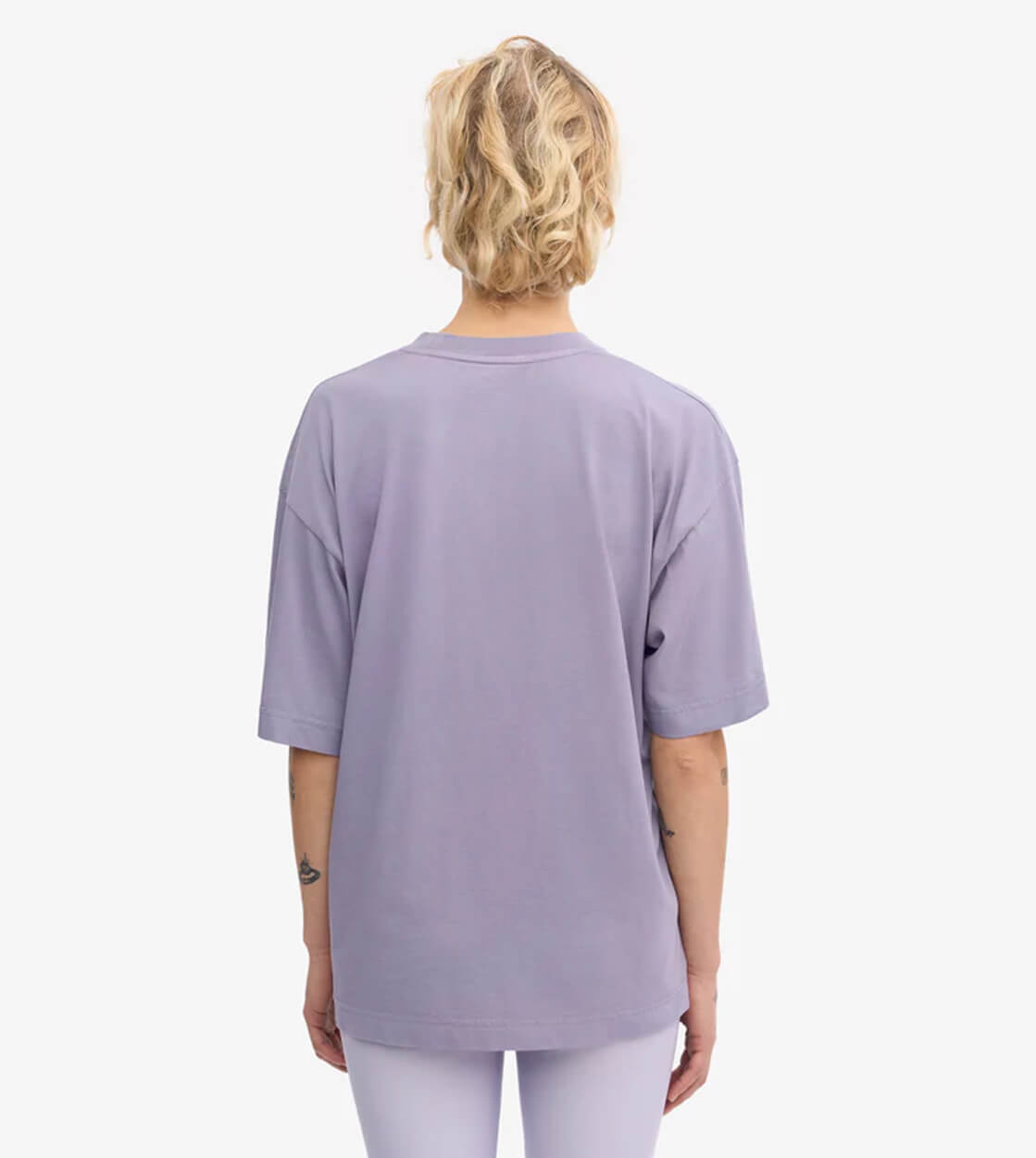 Colorful Standard W T-Shirt Oversized CS 2056 purple jade