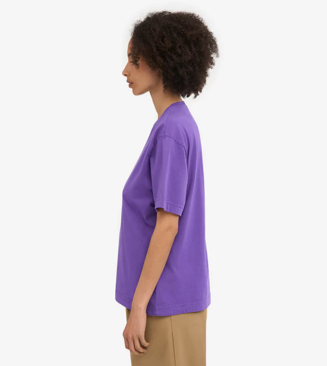 Colorful Standard W T-Shirt Oversized CS 2056 purple ultra violet