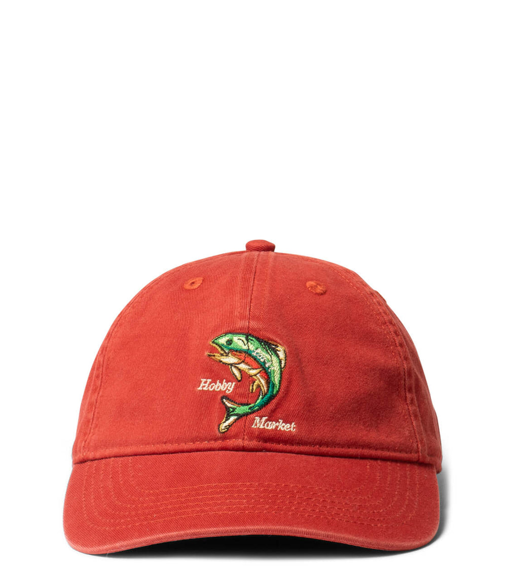 Foret 6 Panel Catch Washed red