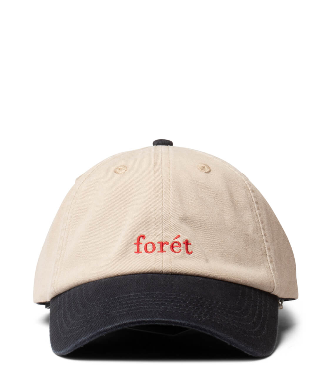 Foret 6 Panel Flag beige khaki/navy