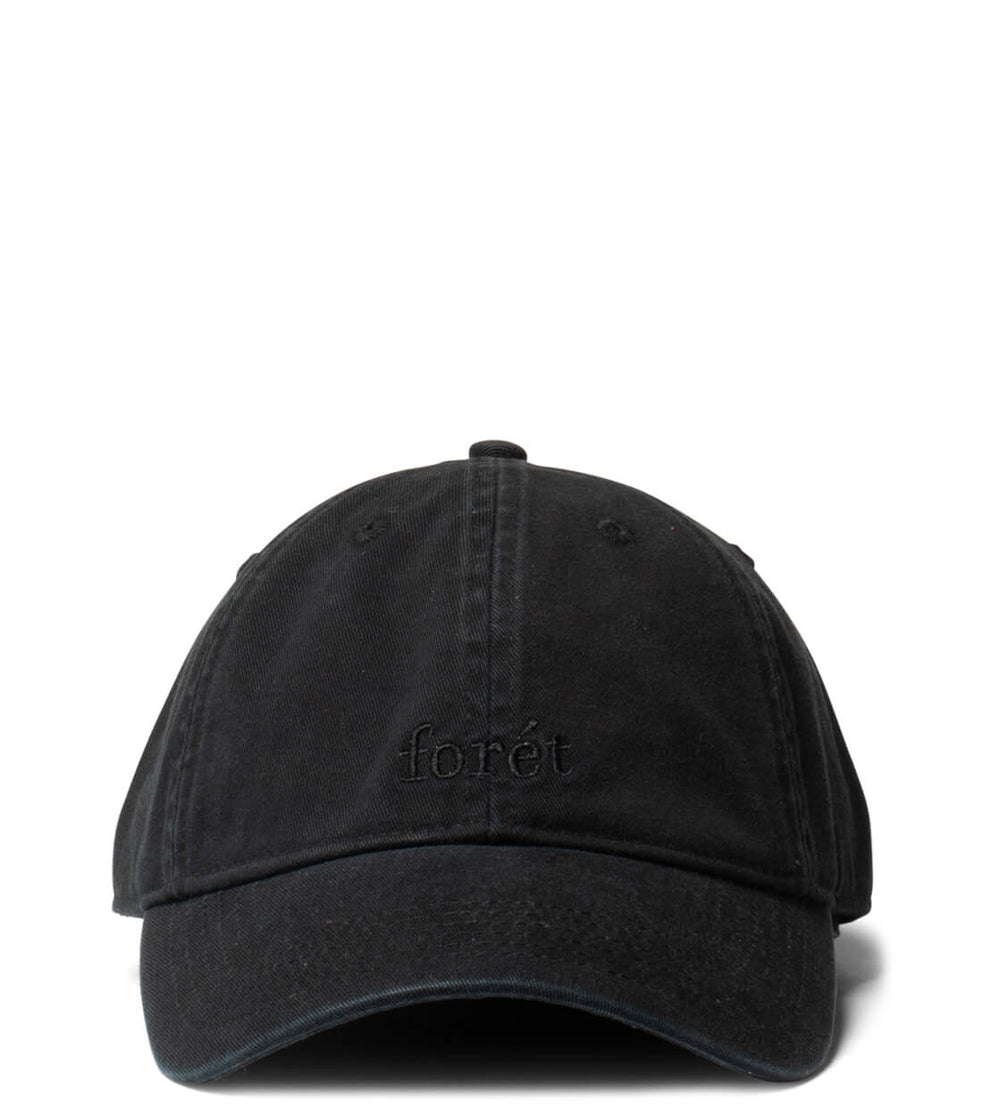 Foret 6 Panel Hawk Washed black/black