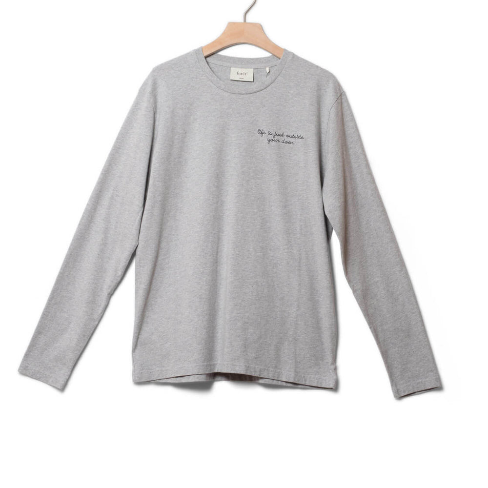 Foret Longsleeve Hill grey light melange