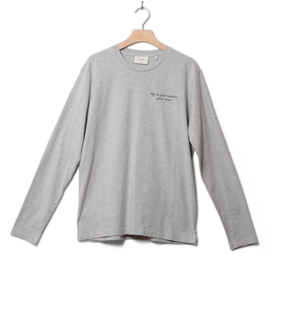 Foret Longsleeve Hill grey light melange