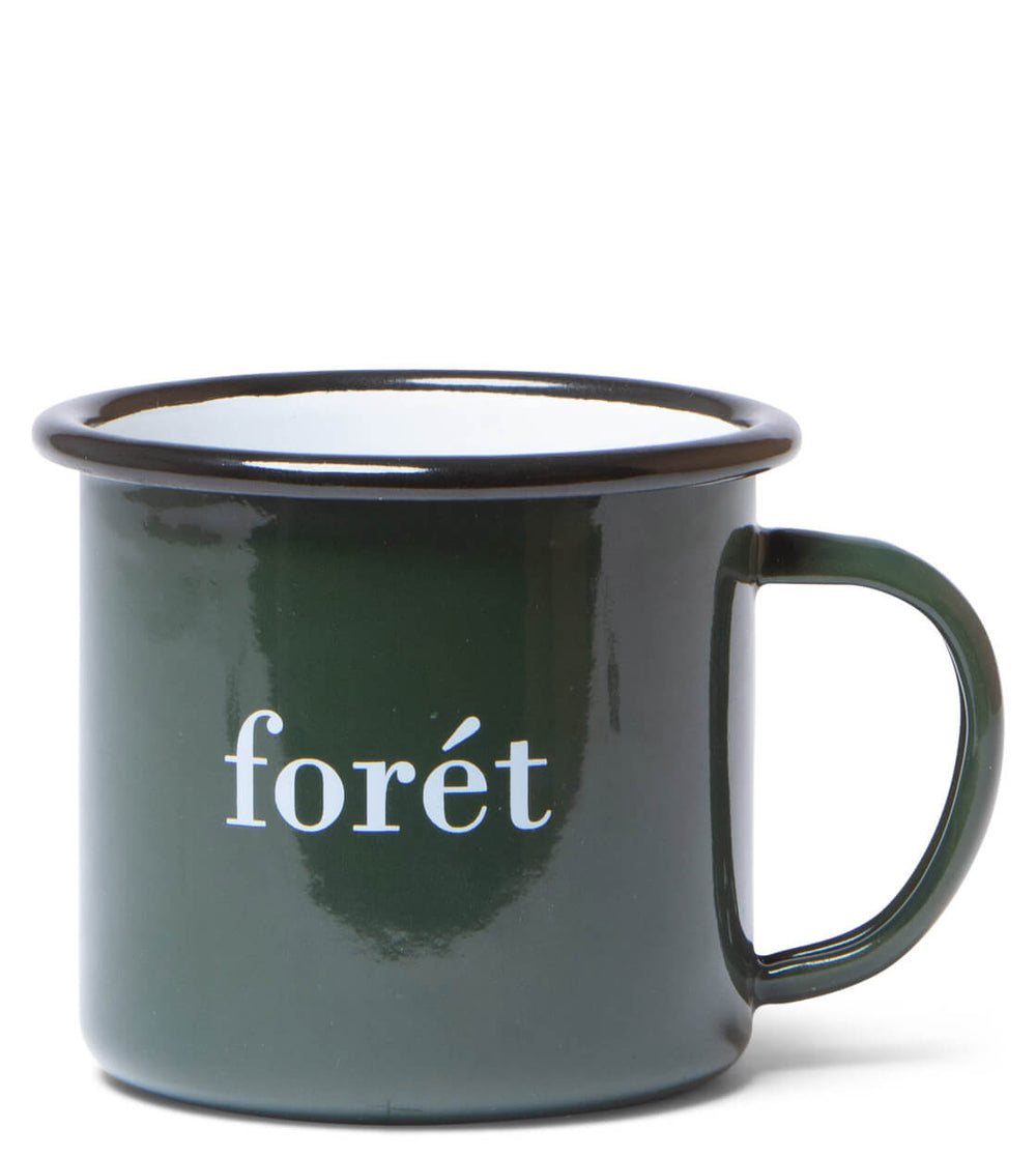 Foret Mug Bean Enamel green dark