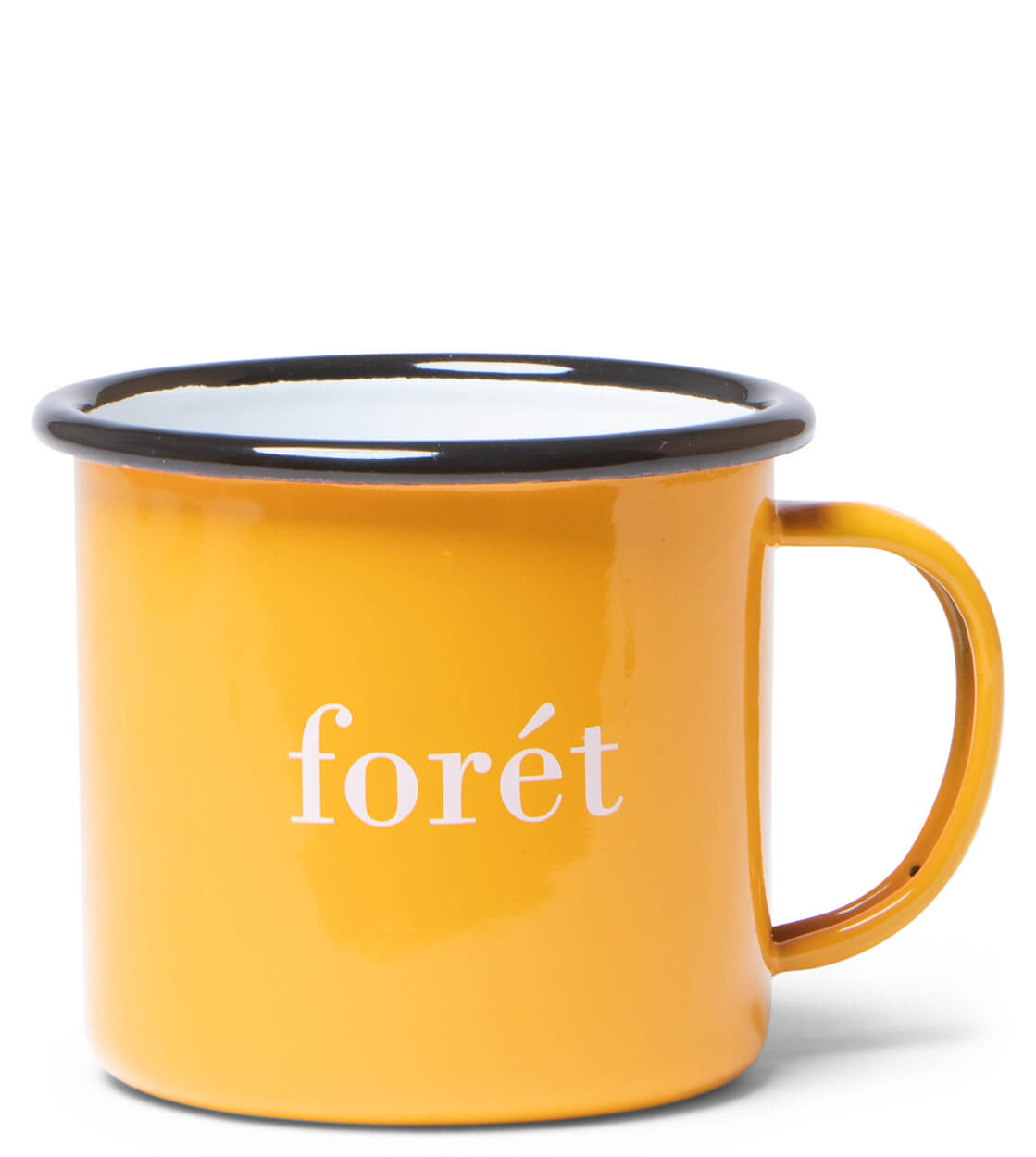 Foret Mug Bean Enamel yellow