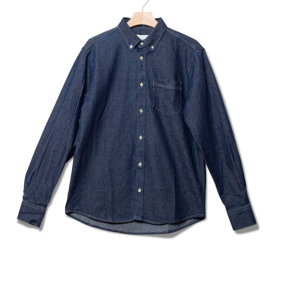 Foret Shirt Fennel Denim blue denim