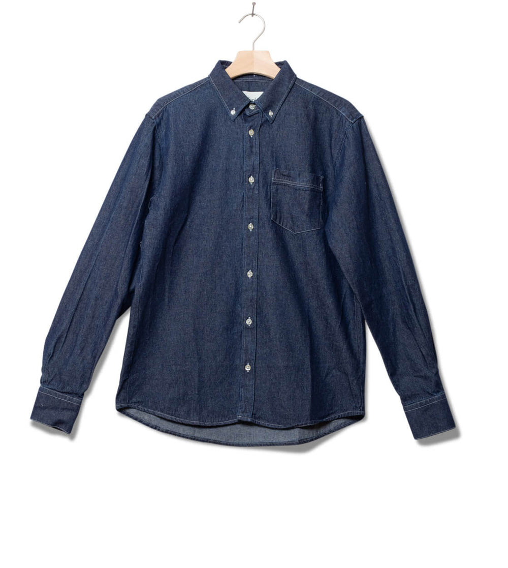 Foret Shirt Fennel Denim blue denim