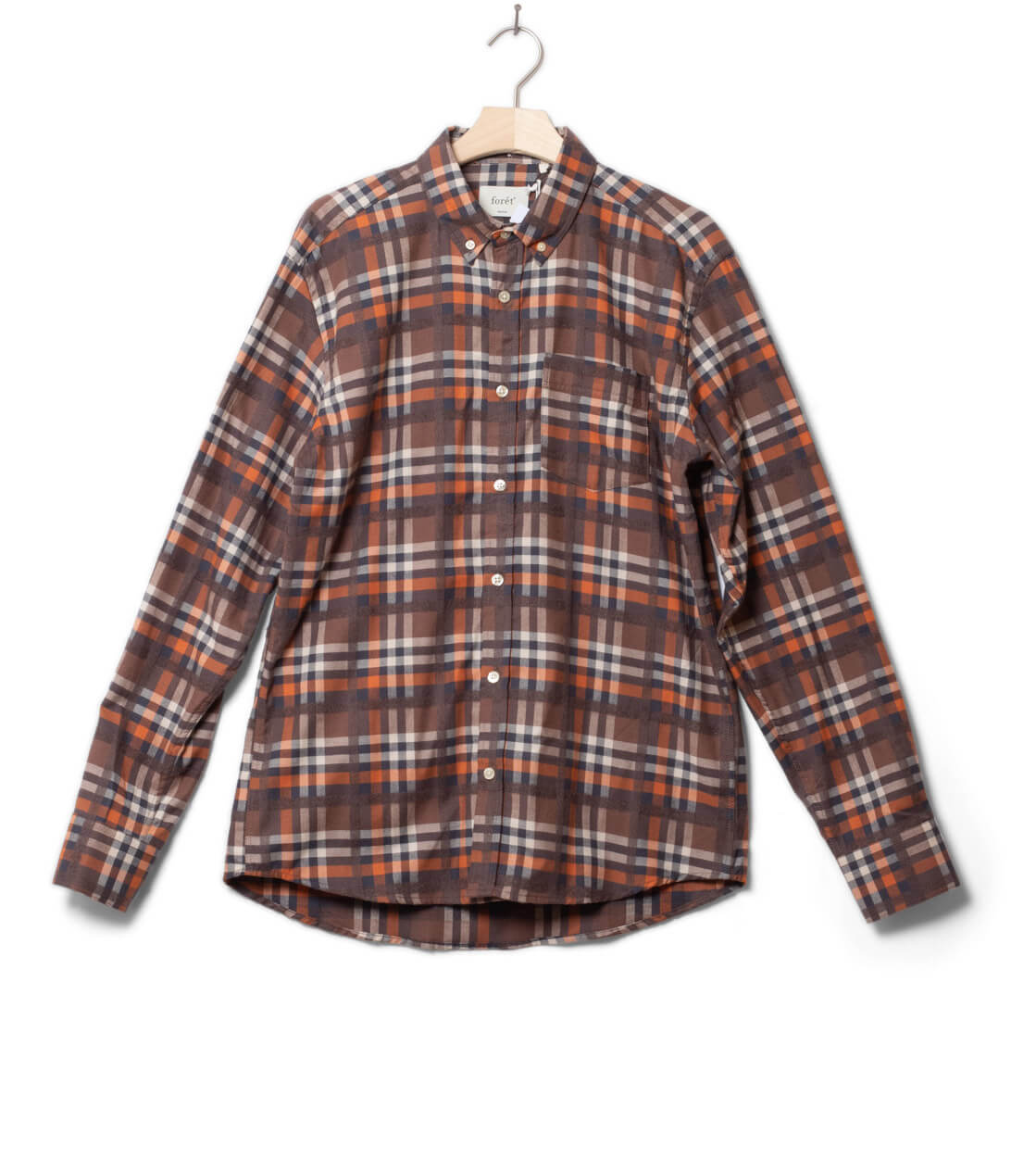 Foret Shirt Island brown check