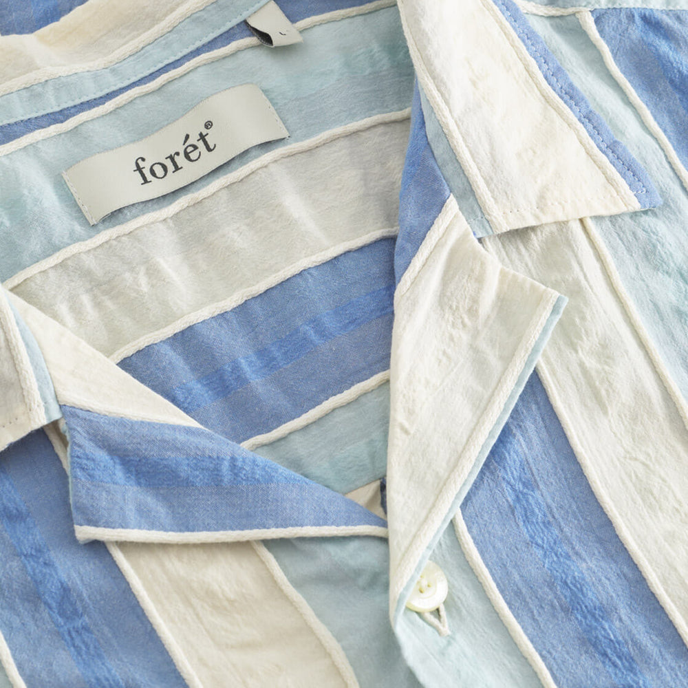 
                      
                        Foret Shirt SS Peer Jacquard blue/cloud
                      
                    