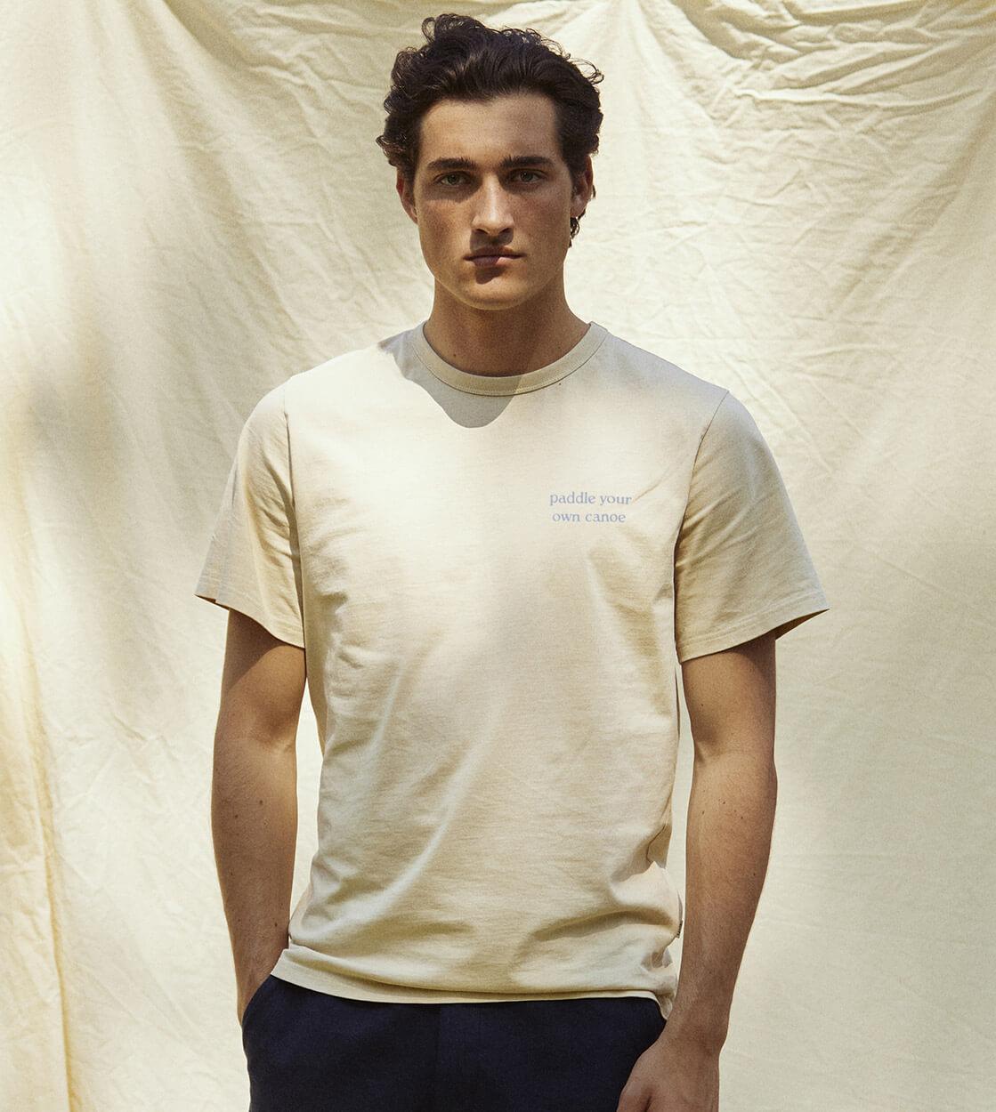 Foret T-Shirt Tip beige cloud