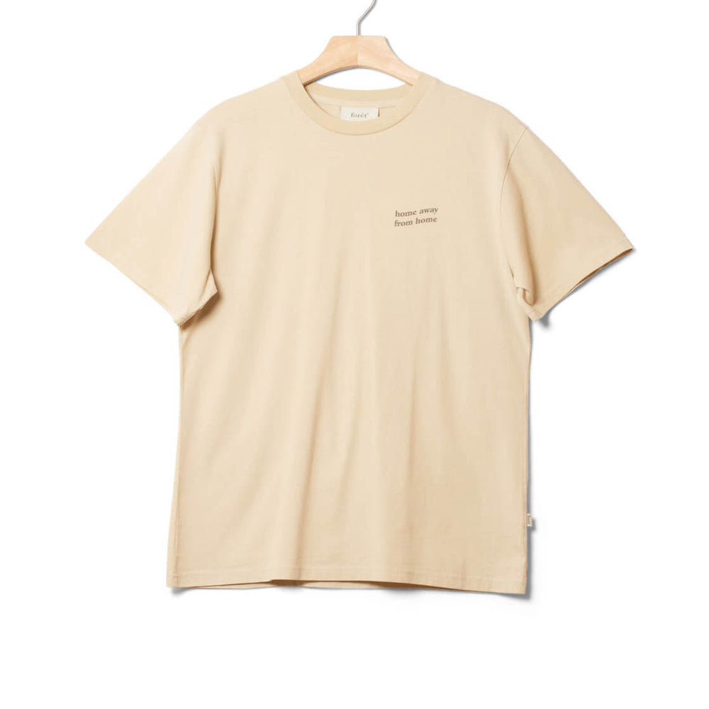 Foret T-Shirt Turn beige oat