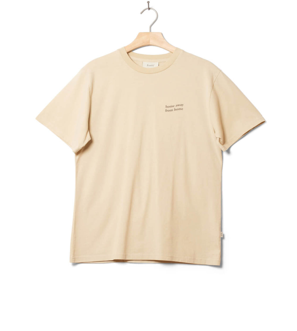 Foret T-Shirt Turn beige oat