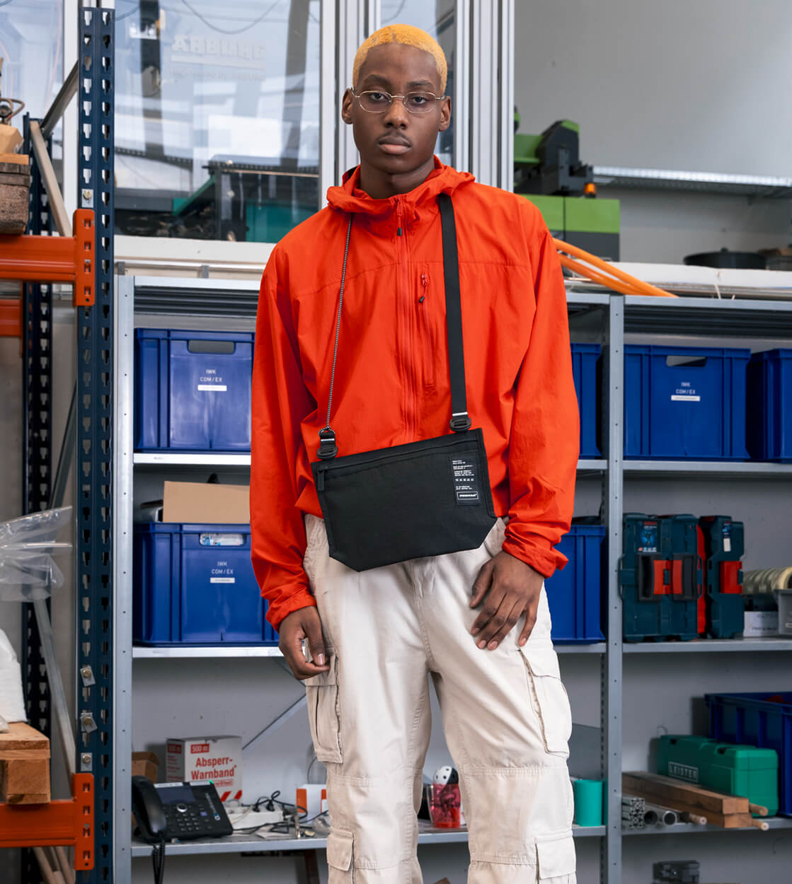 Freitag Bag Musette Mono PA6 Circular black