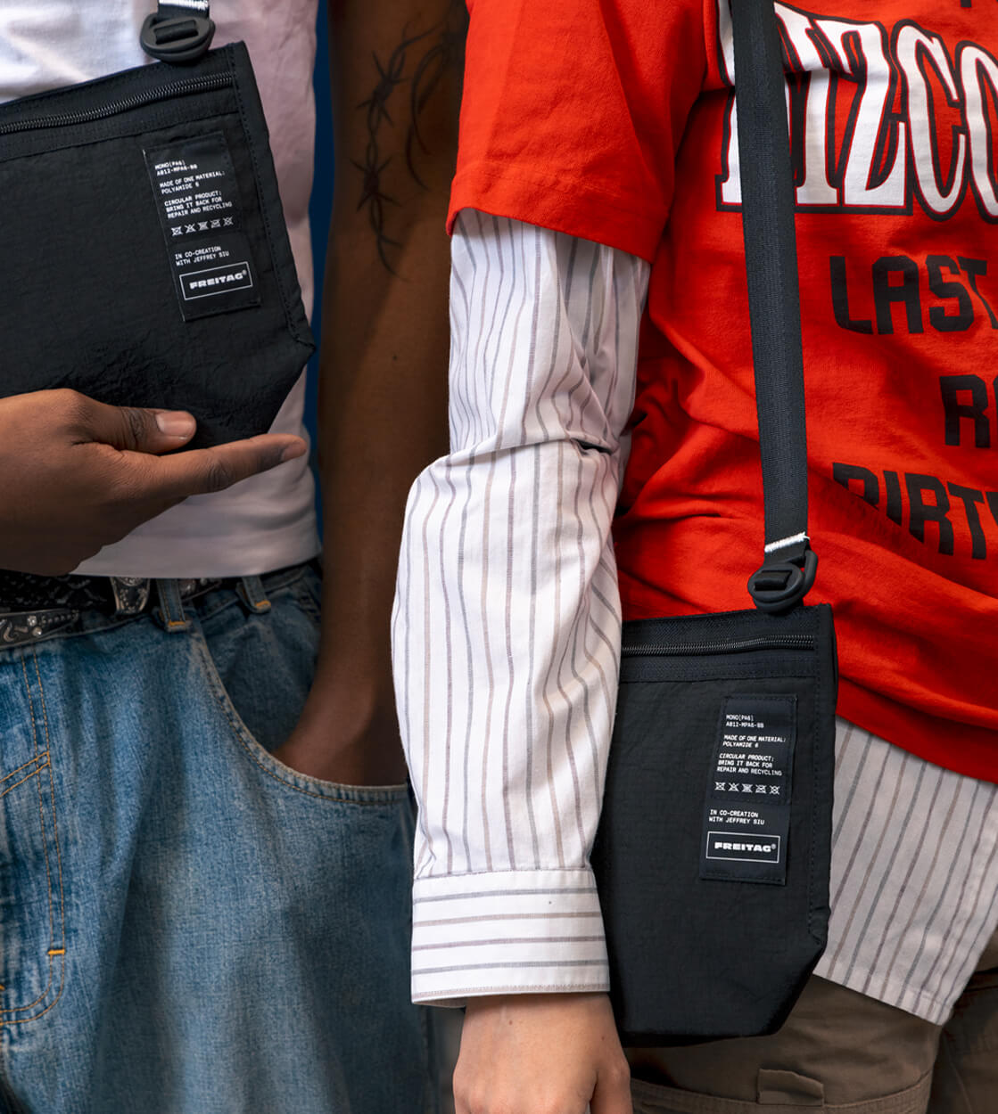 Freitag Bag Musette Mono PA6 Circular black