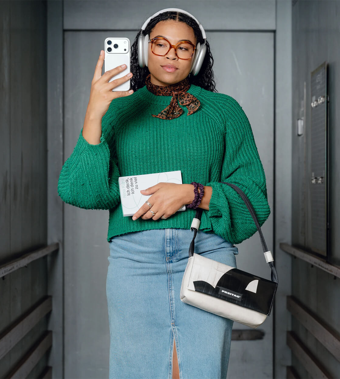 Freitag Bag Laura green/grey