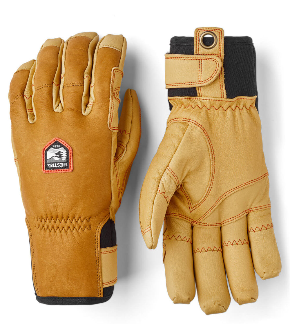 Hestra Gloves Ergo Grip Incline yellow cork/natural brown