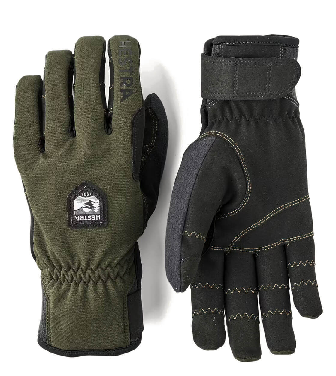 Hestra Gloves Ergo Grip Wool Touring green dar forest/black